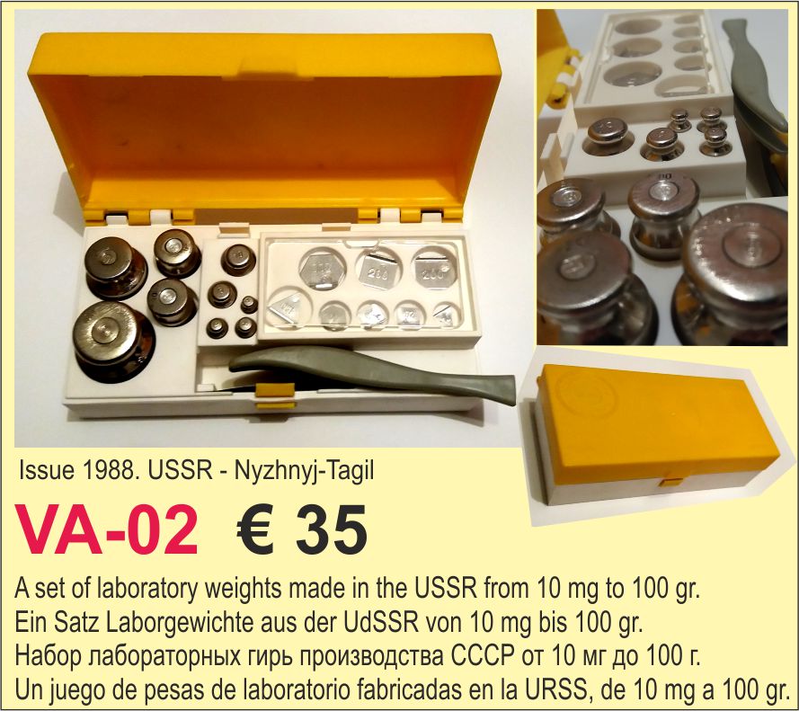 USSR weight set 1988